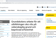 Skolinspektionen granskar 30 skolor